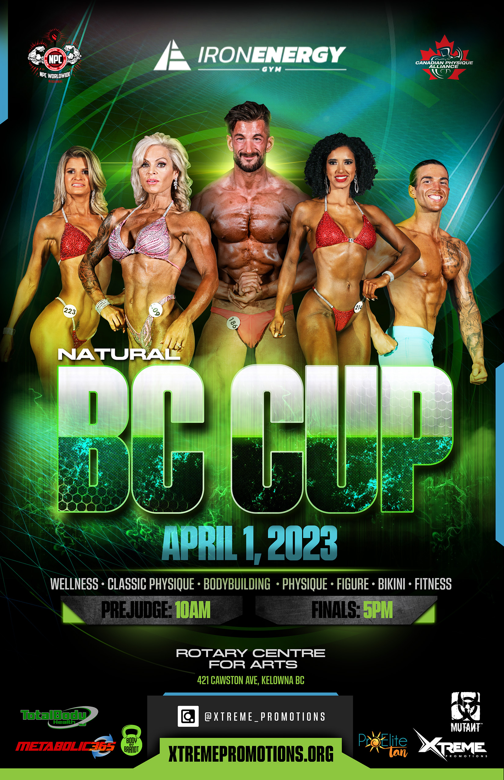 2023 BC Cup Naturals, CPA, Bodybuilding, Physique, Figure, Wellness, Bikini
